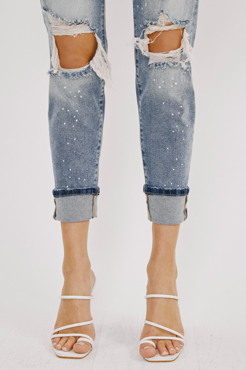 Shelly High Rise Boyfriend Jeans