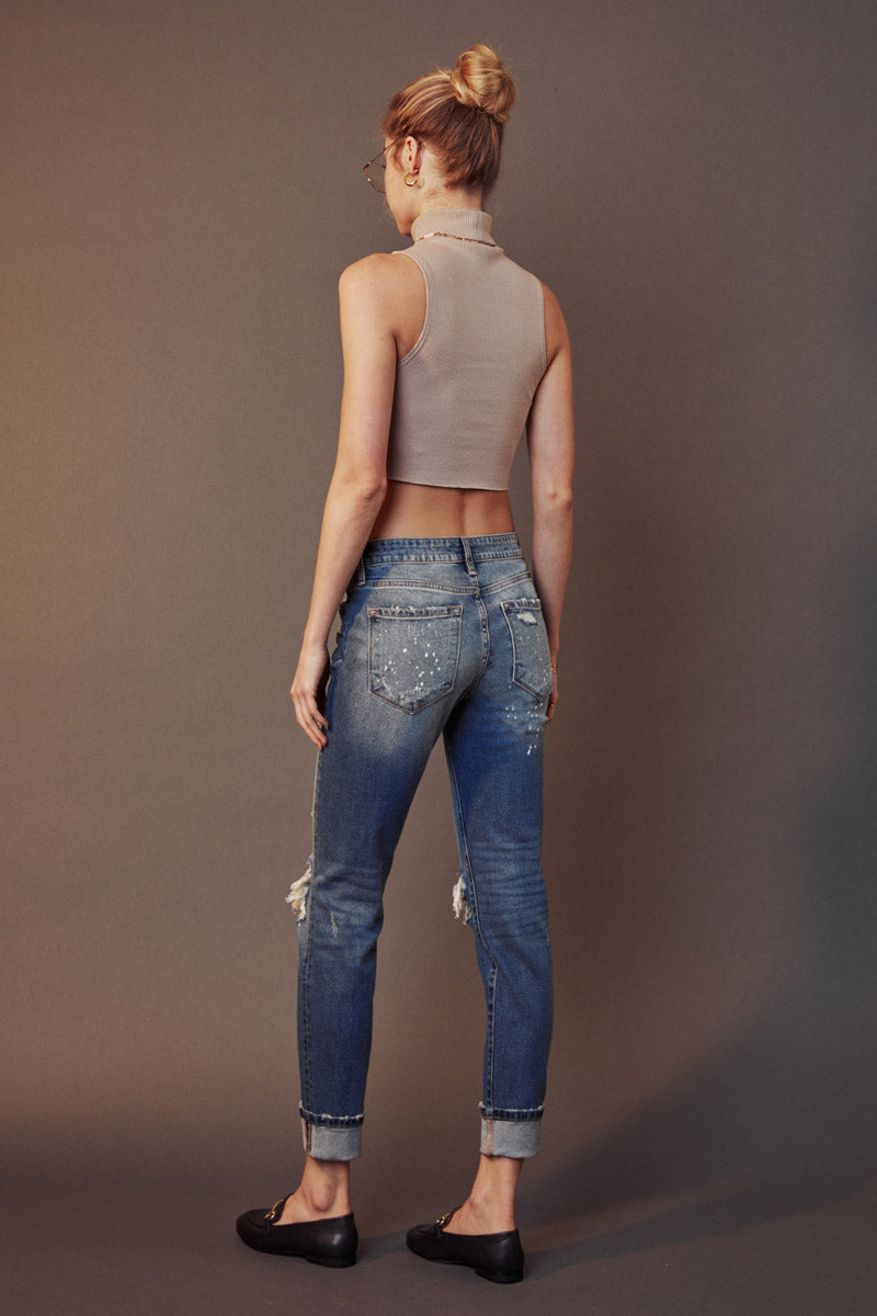 Shelly High Rise Boyfriend Jeans