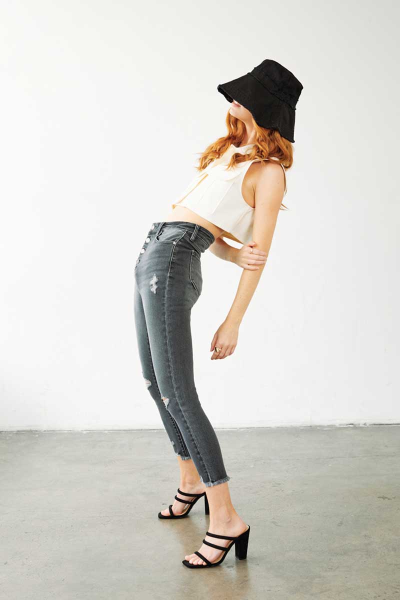 Karlee High Rise Ankle Skinny