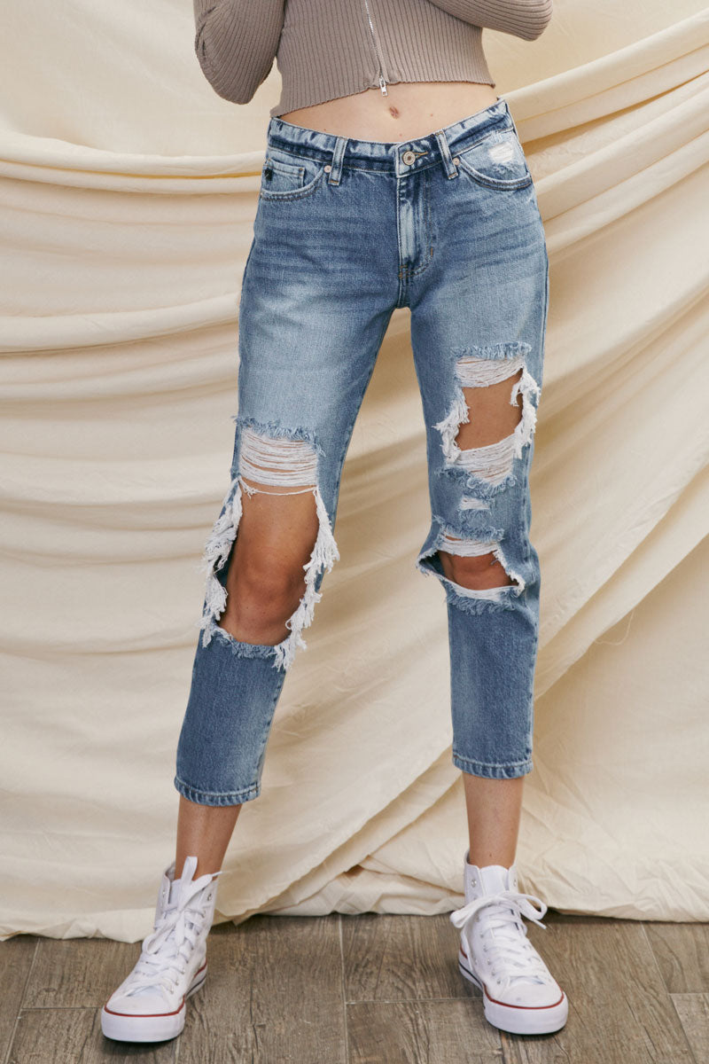 Bonnie High Rise Boyfriend Jeans