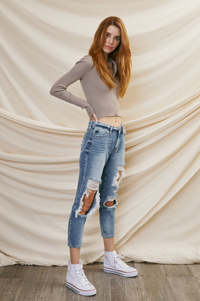 Bonnie High Rise Boyfriend Jeans