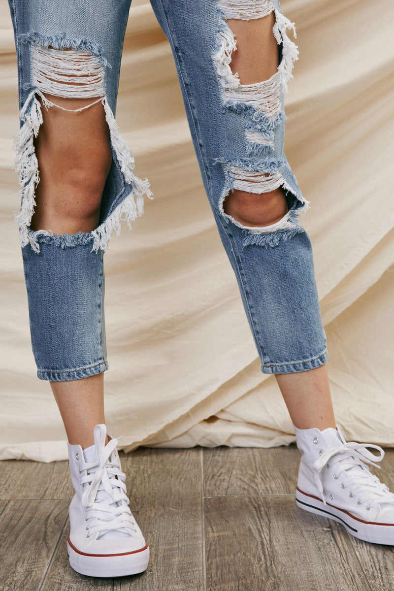 Bonnie High Rise Boyfriend Jeans