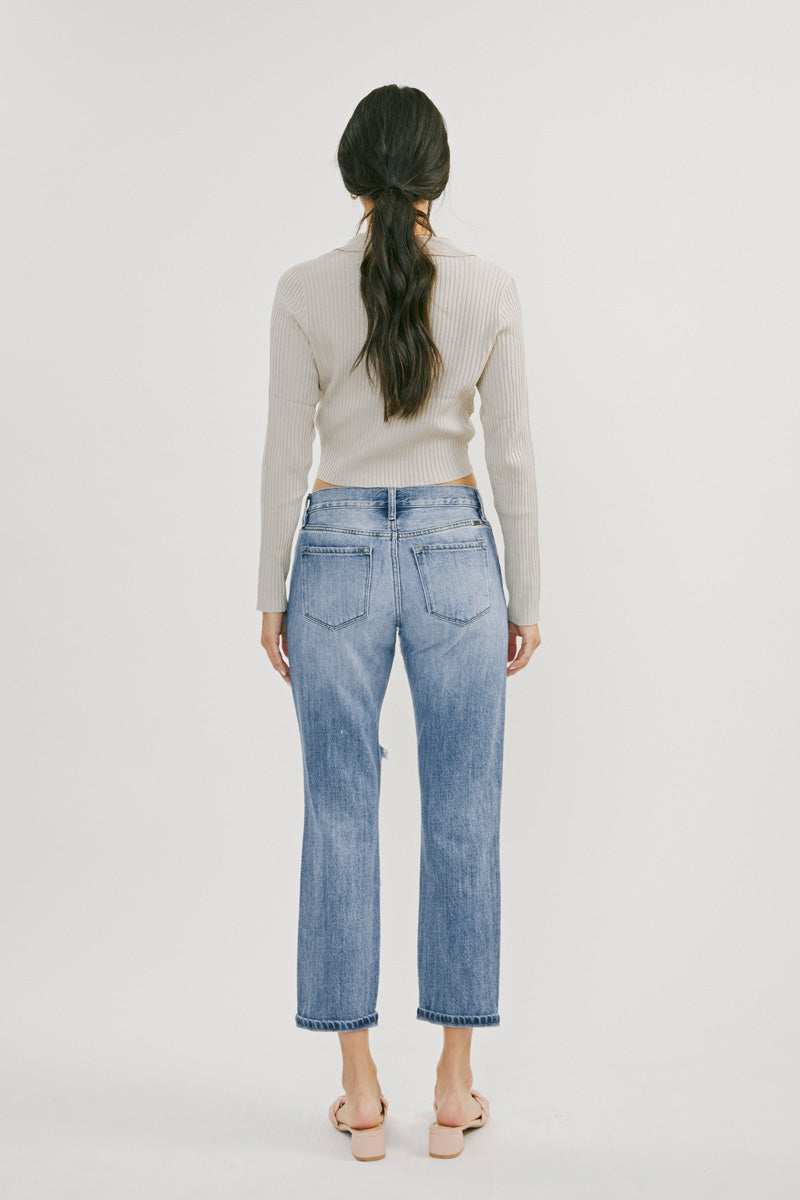Nicola High Rise Boyfriend Jeans