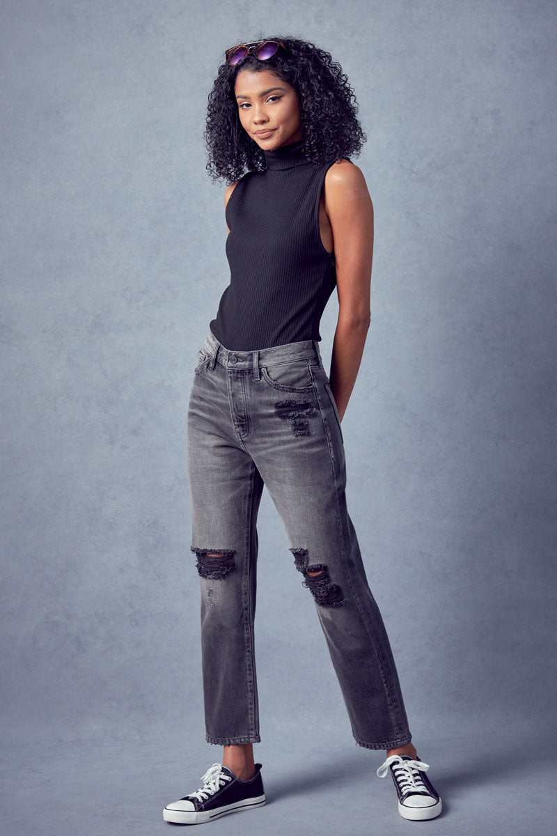 Hilana Ultra High Rise 90's Boyfriend Jeans