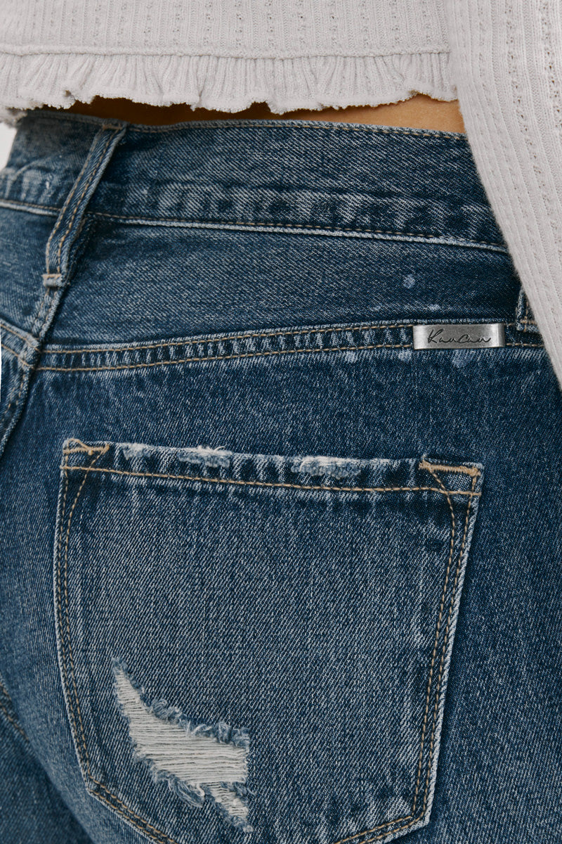 Charlize Mid Rise Boyfriend Jeans