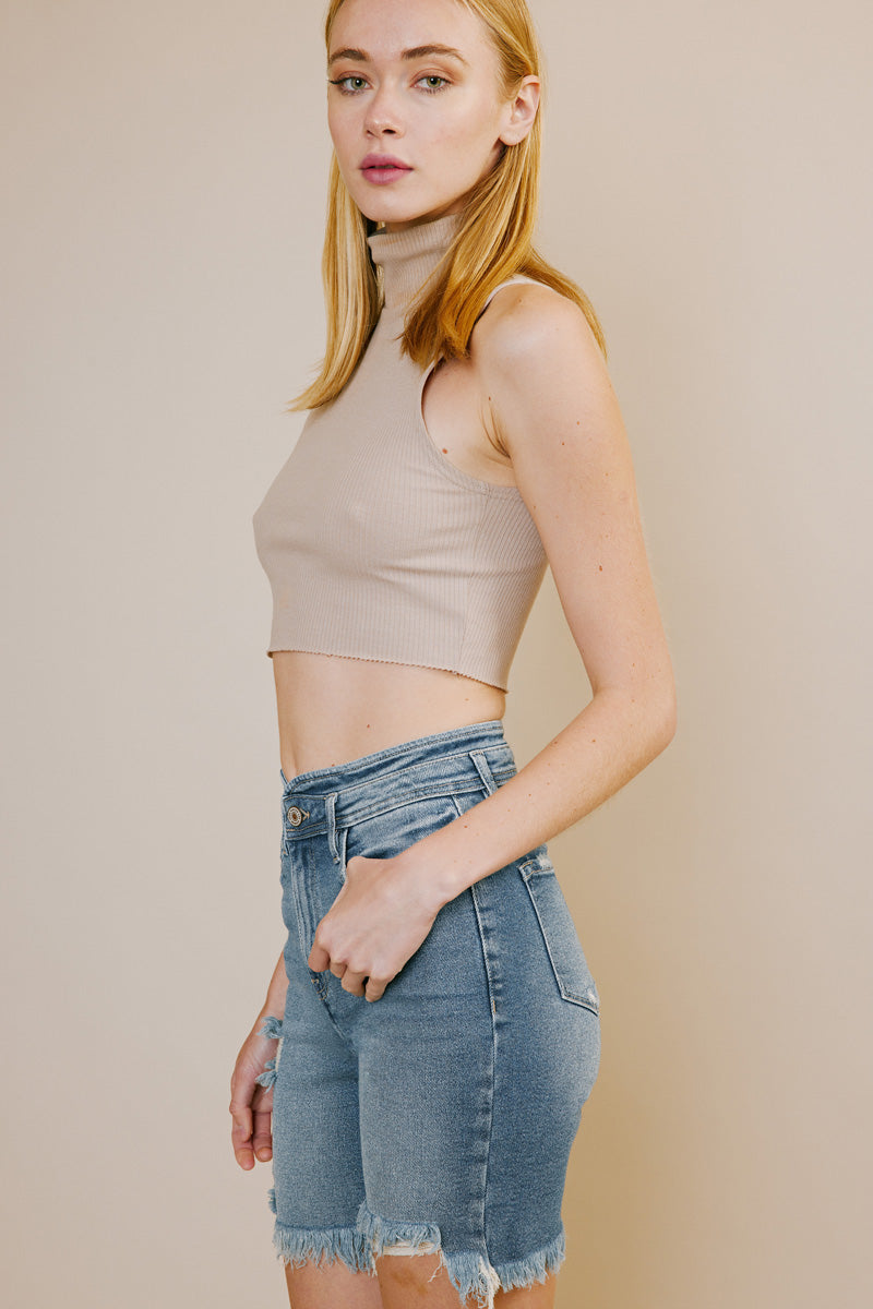 Rissa High Rise Bermuda Shorts