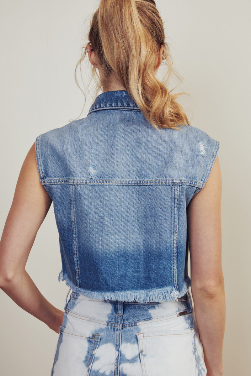 Billie 90's Cropped Vest