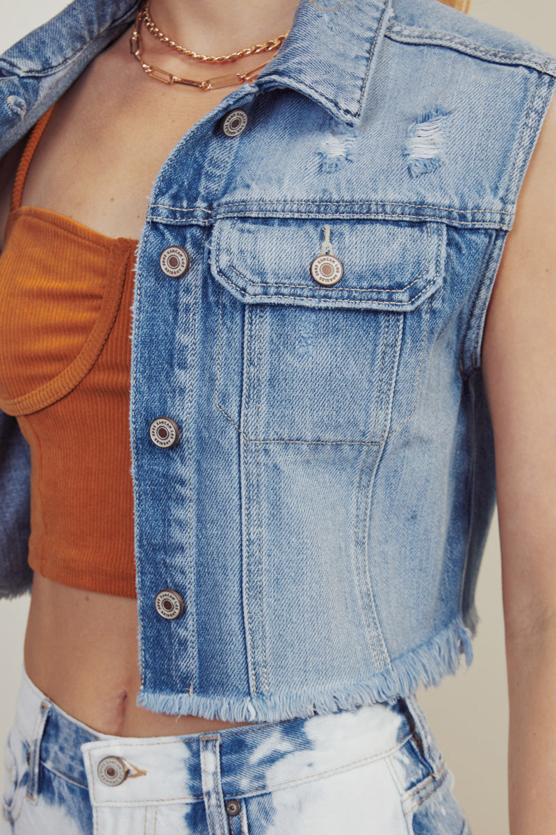 Billie 90's Cropped Vest