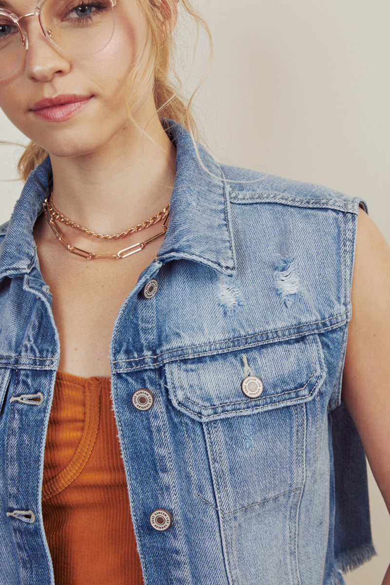 Billie 90's Cropped Vest