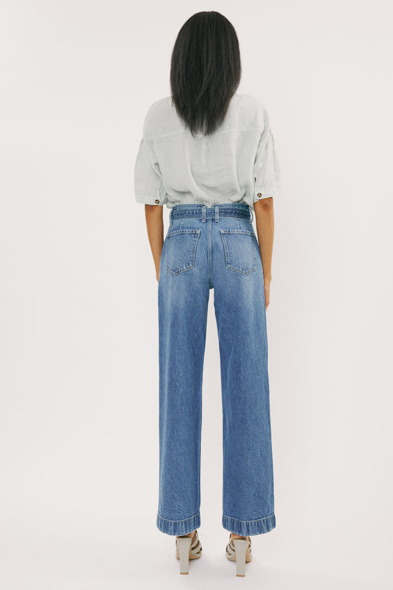 Finn Ultra High Rise Wide Leg Jeans