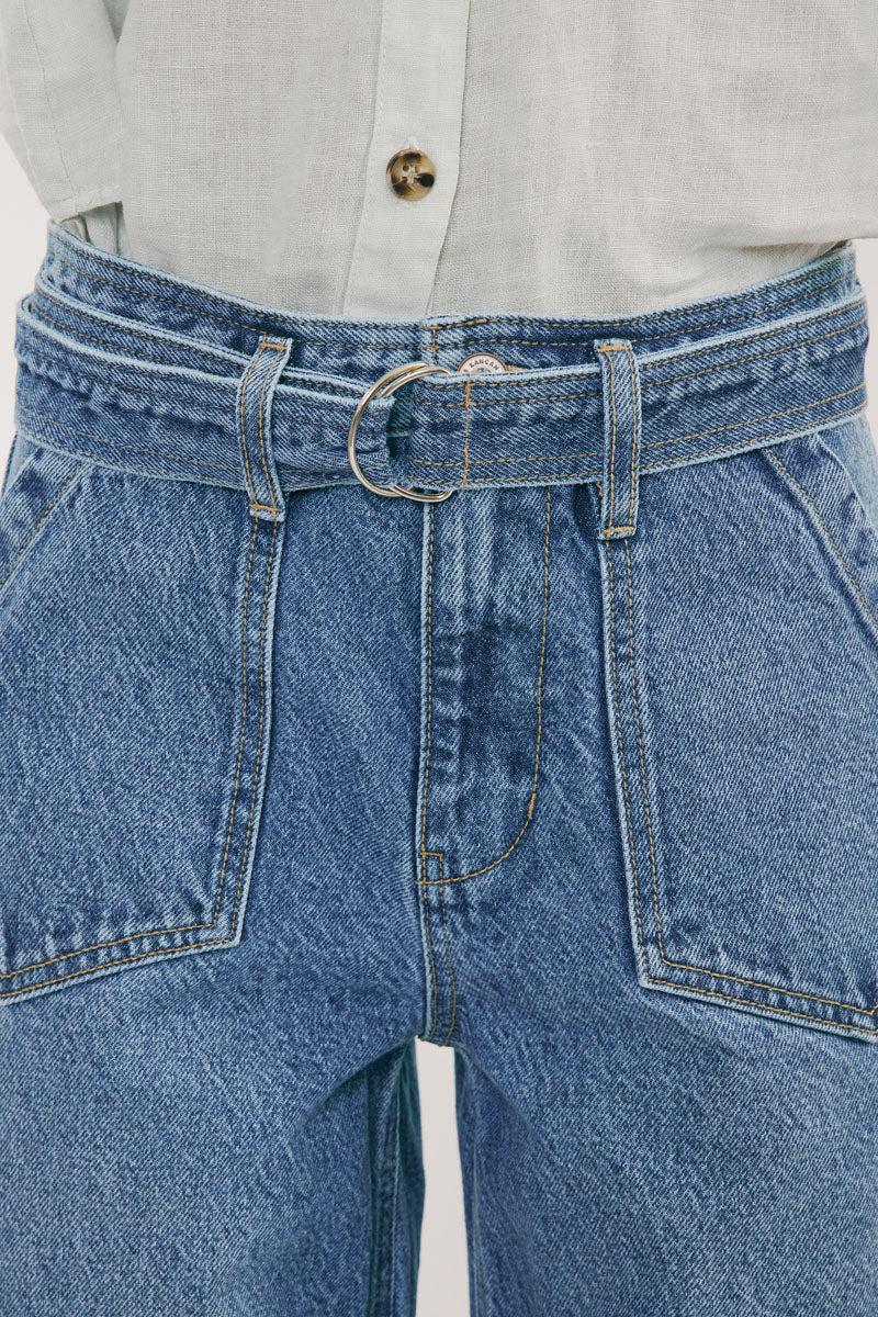 Finn Ultra High Rise Wide Leg Jeans