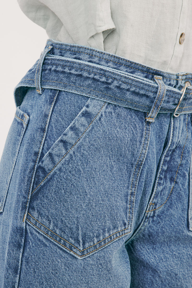 Finn Ultra High Rise Wide Leg Jeans