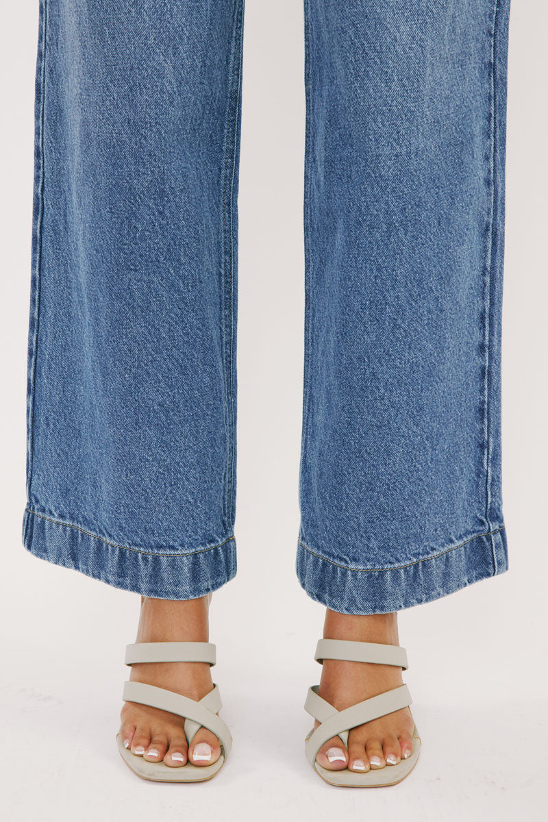 Finn Ultra High Rise Wide Leg Jeans