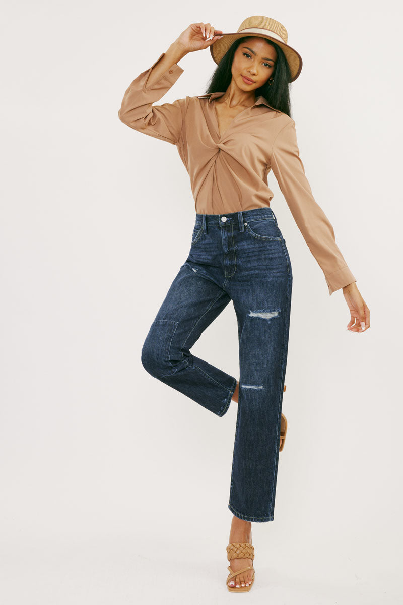 Fox Ultra High Rise 90's Boyfriend Jeans