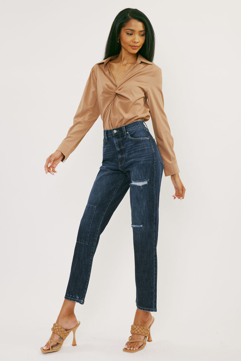 Fox Ultra High Rise 90's Boyfriend Jeans