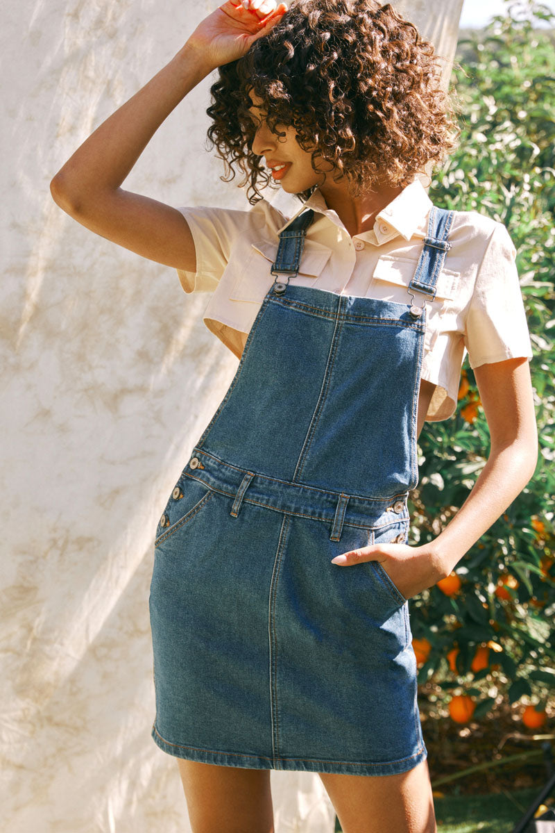 Vivi Mini Skirt Overalls