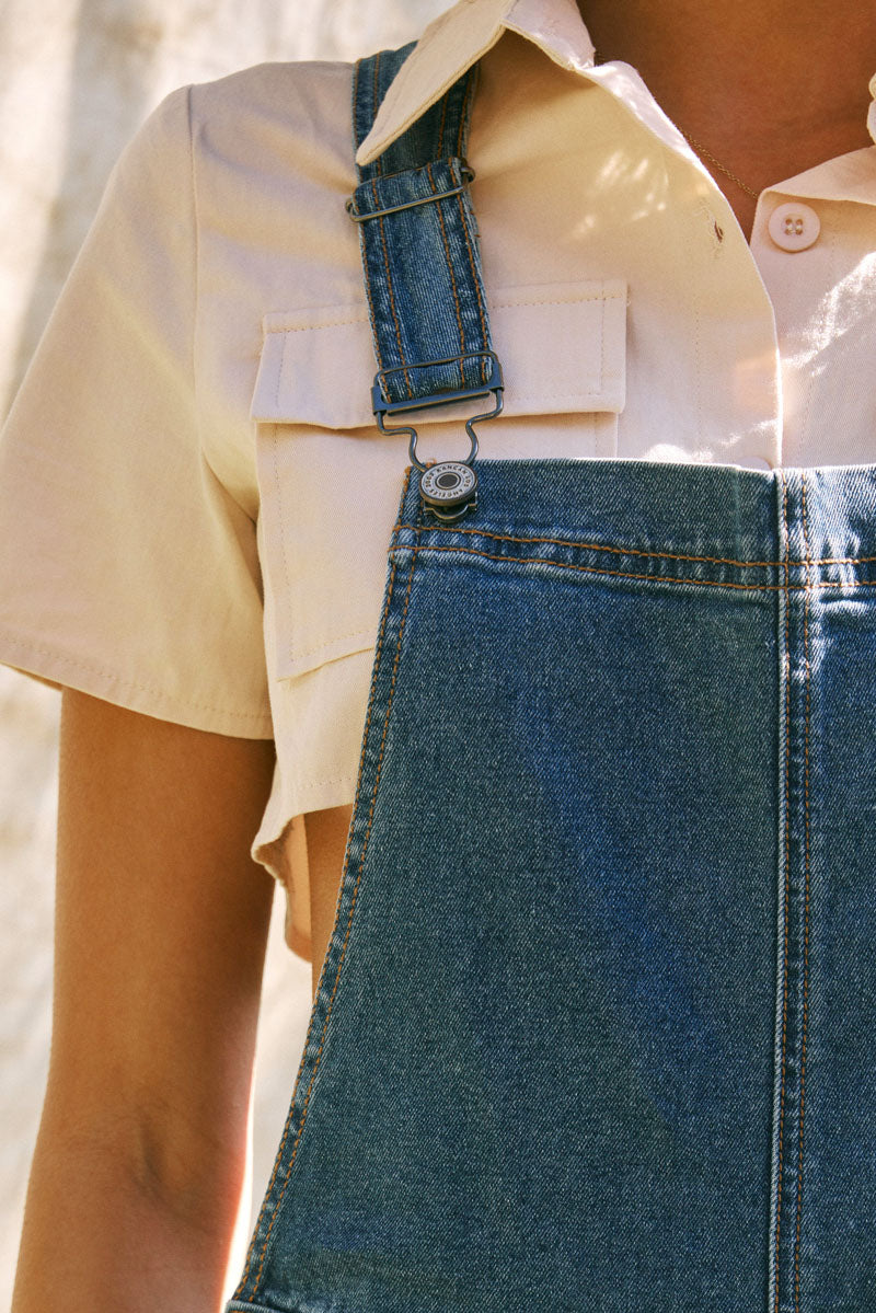 Vivi Mini Skirt Overalls