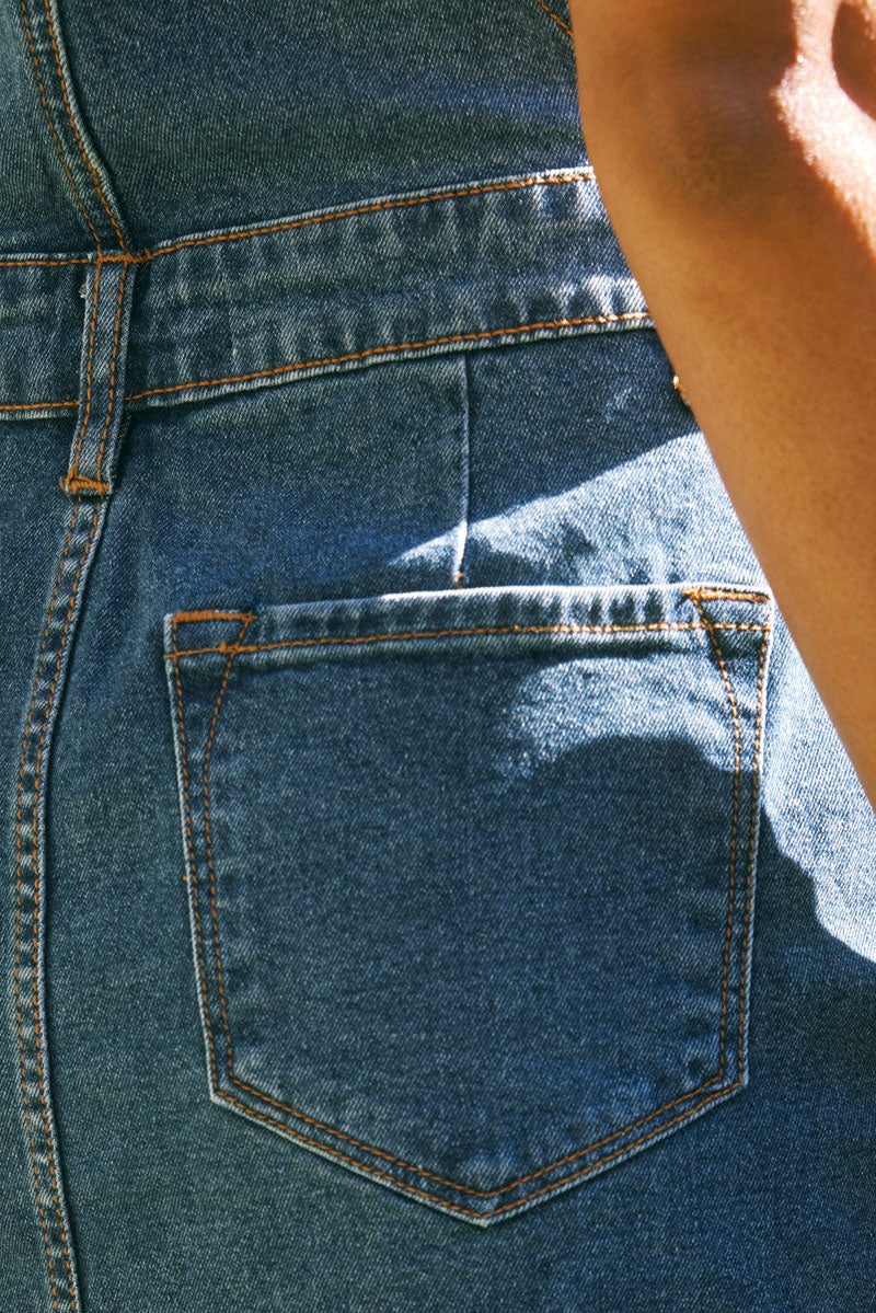 Vivi Mini Skirt Overalls