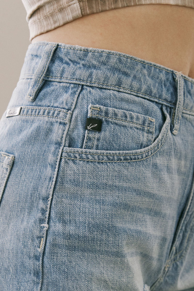 Ivanna Ultra High Rise Mom Shorts