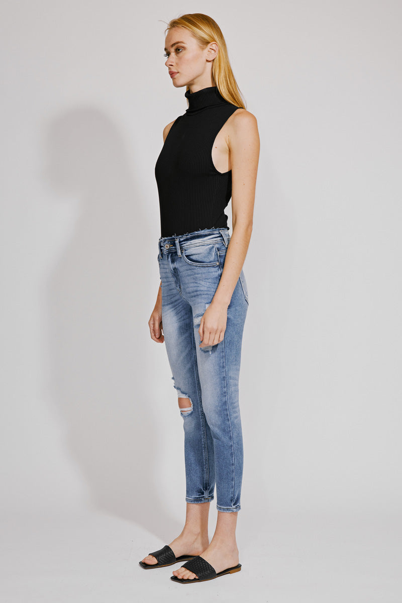 Clemence High Rise Mom Jeans