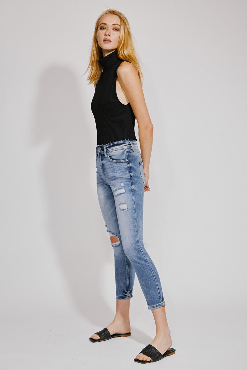 Clemence High Rise Mom Jeans