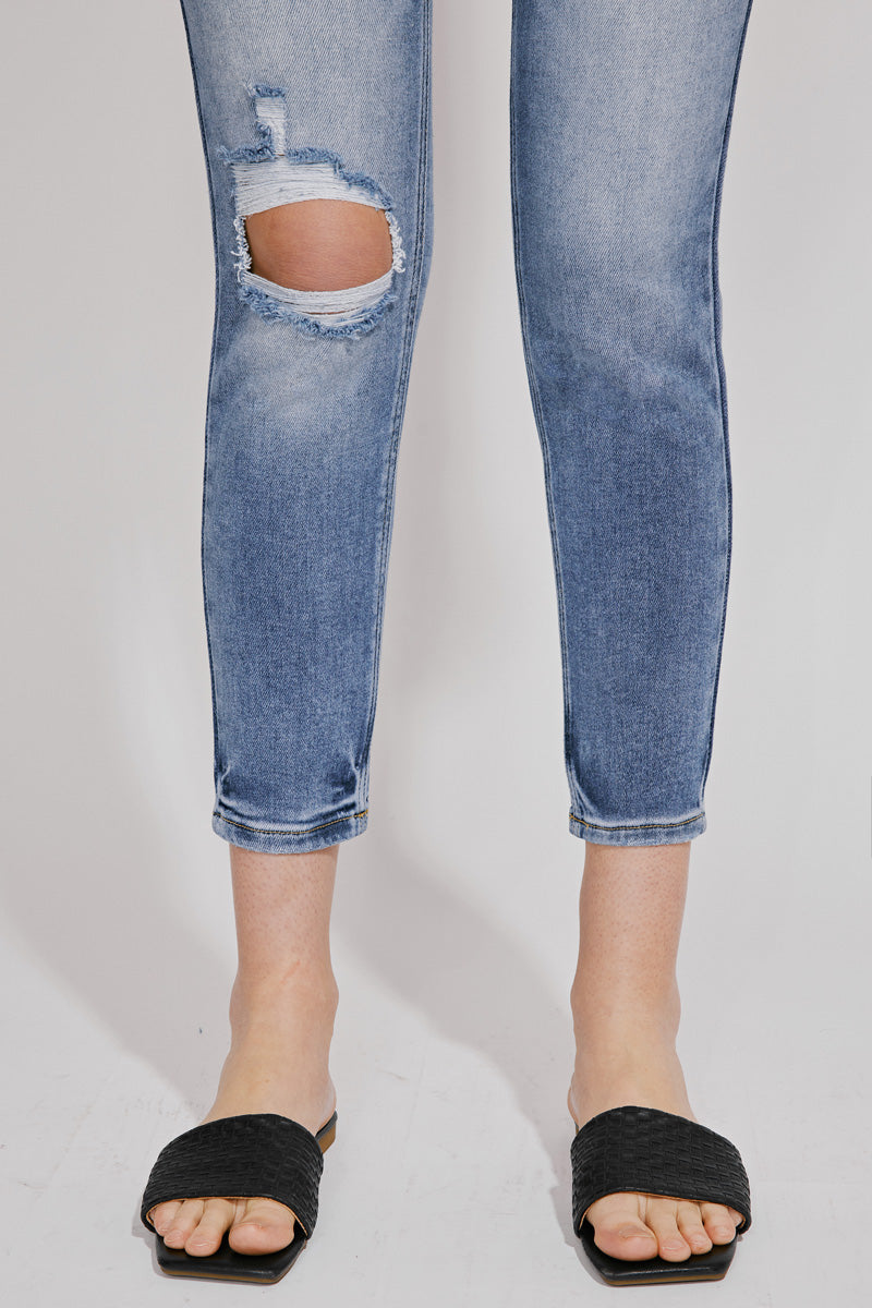 Clemence High Rise Mom Jeans