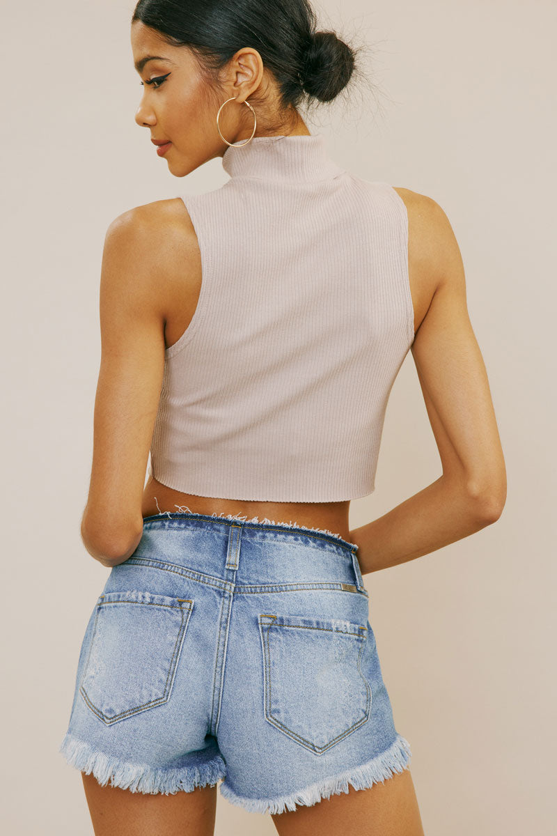 Orion Low Rise Button Down Shorts