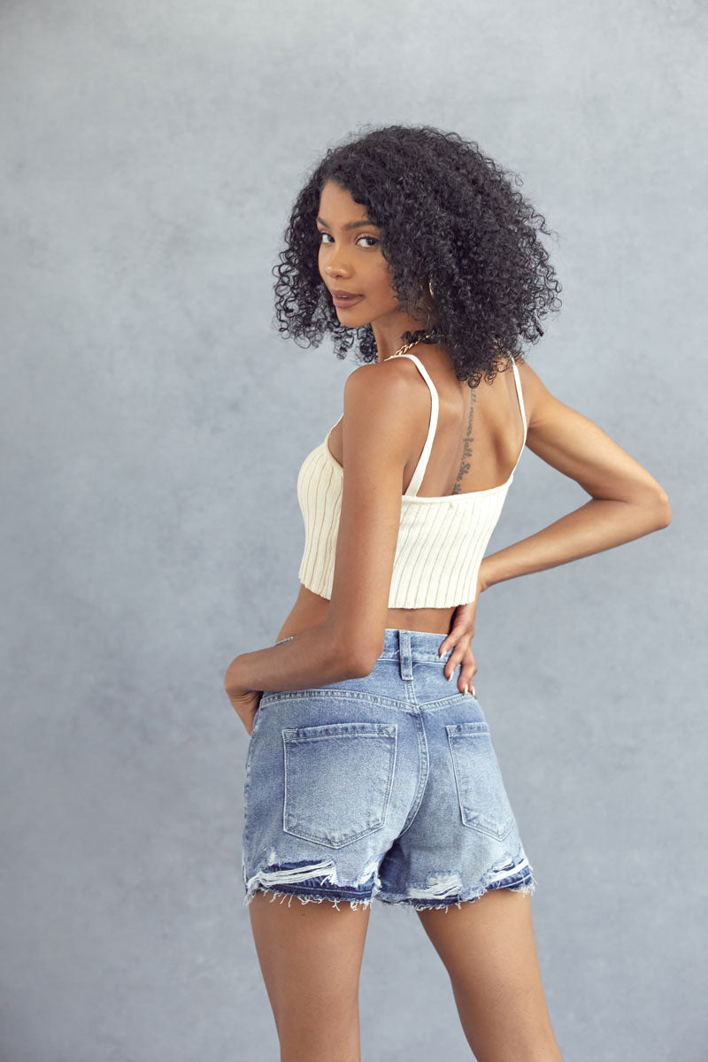 Sarah High Rise Shorts