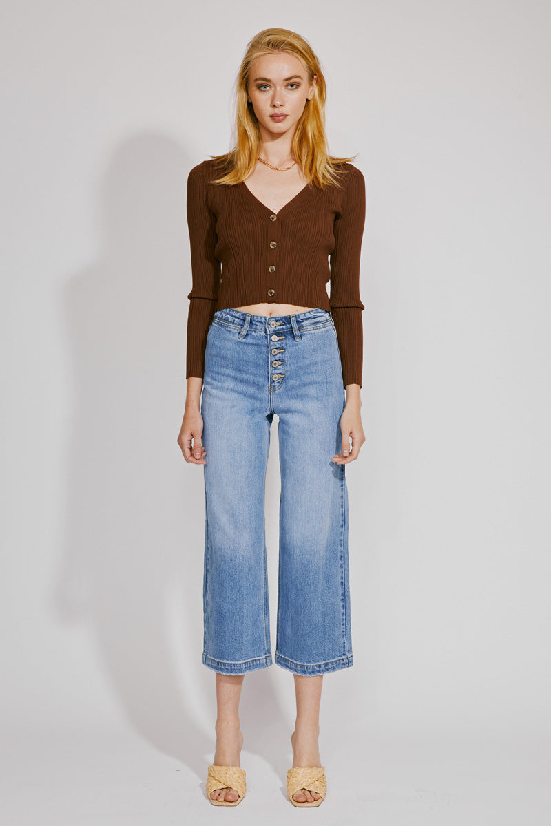 Kathleen Ultra High Rise Wide Leg Jeans