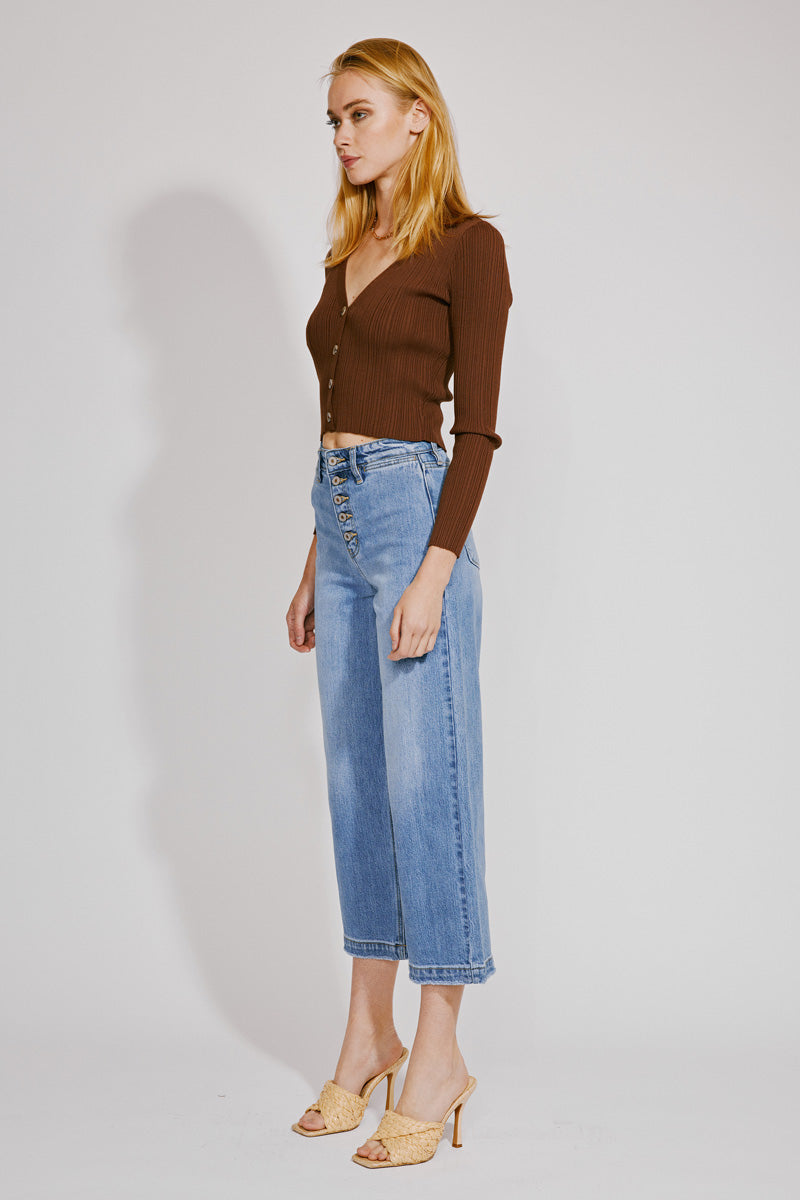 Kathleen Ultra High Rise Wide Leg Jeans