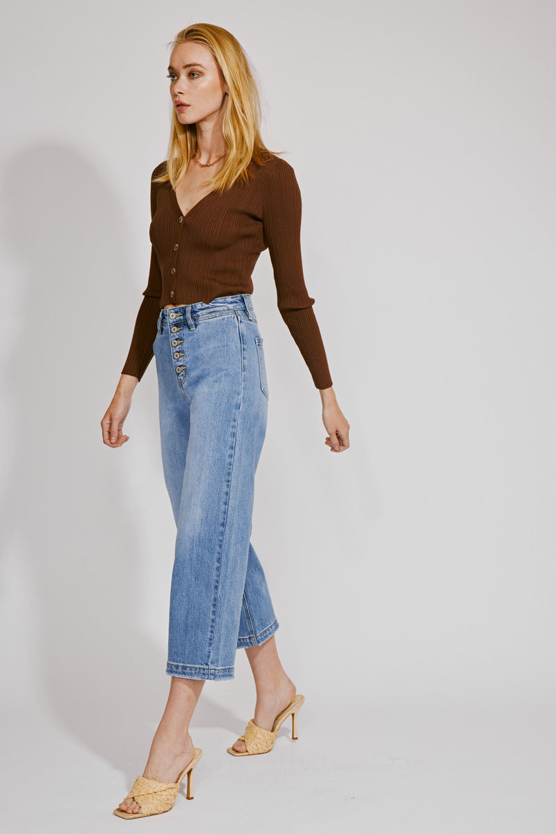 Kathleen Ultra High Rise Wide Leg Jeans