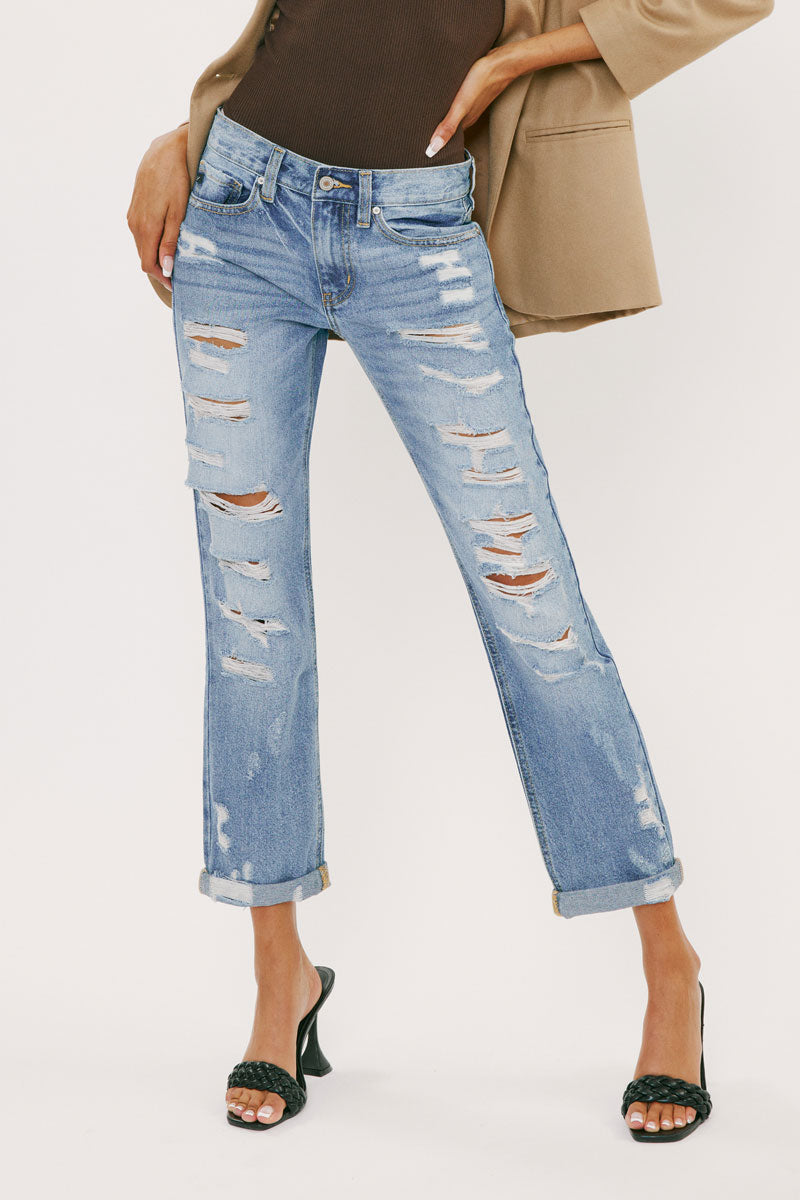 Baker Mid Rise Boyfriend Jeans