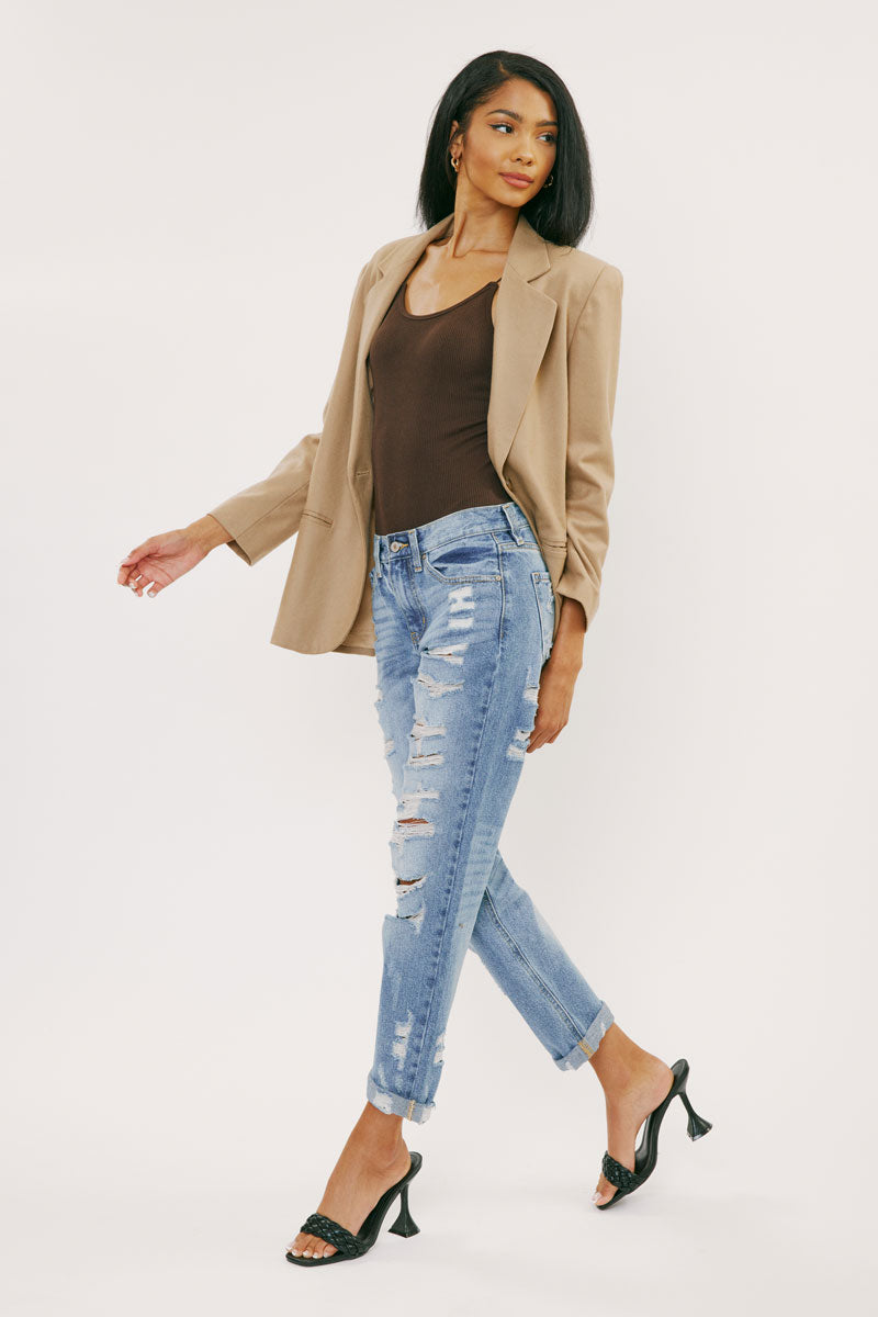 Baker Mid Rise Boyfriend Jeans