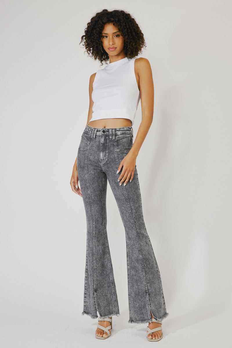 Lucine High Rise Flare Jeans