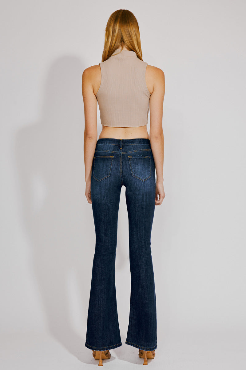 Celestine Mid Rise Flare Jeans