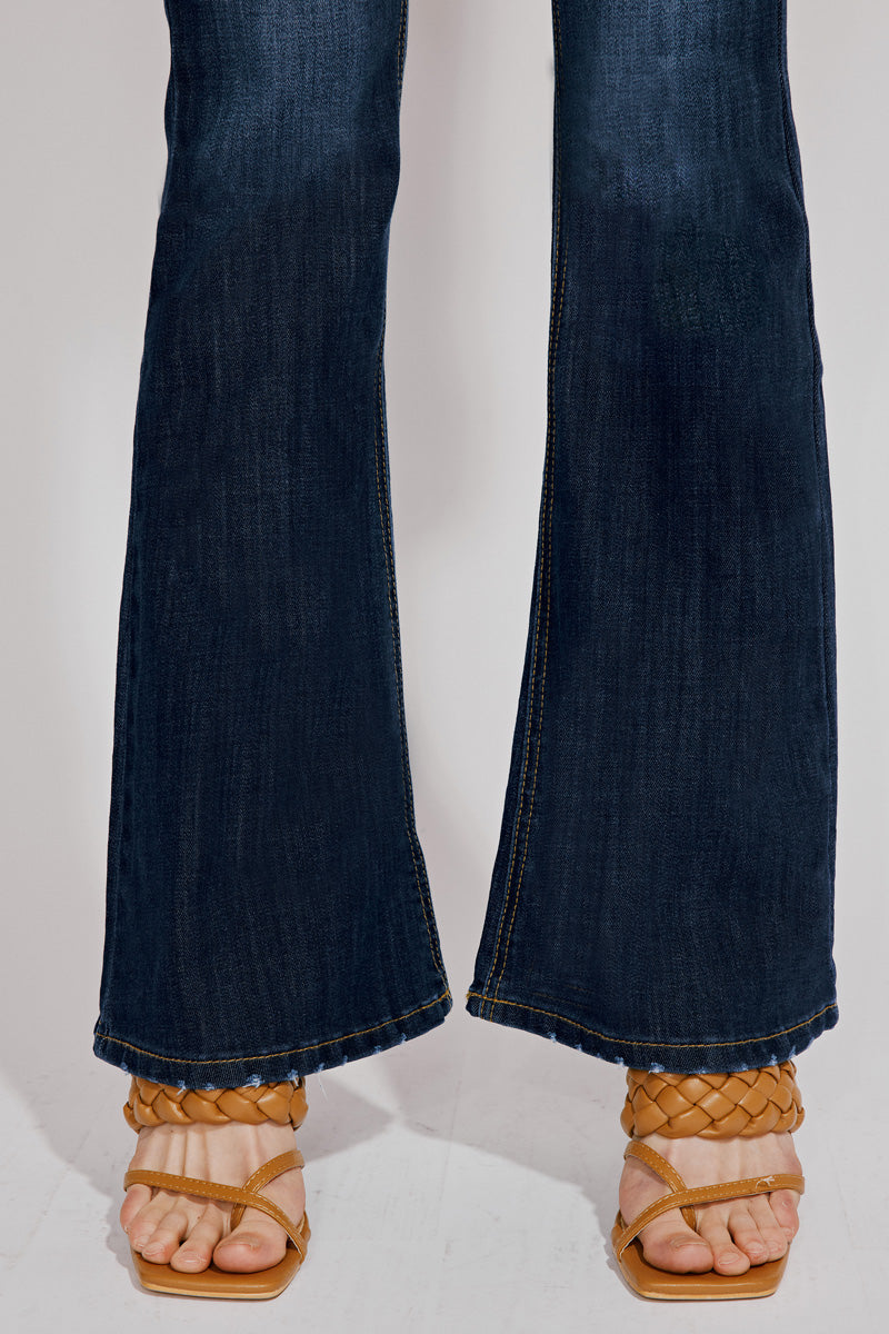 Celestine Mid Rise Flare Jeans