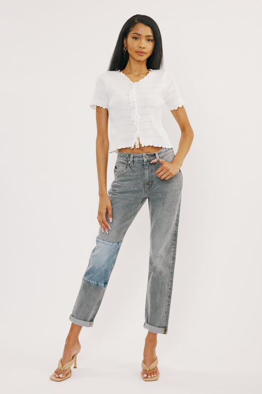 Frankie High Rise Mom Jeans