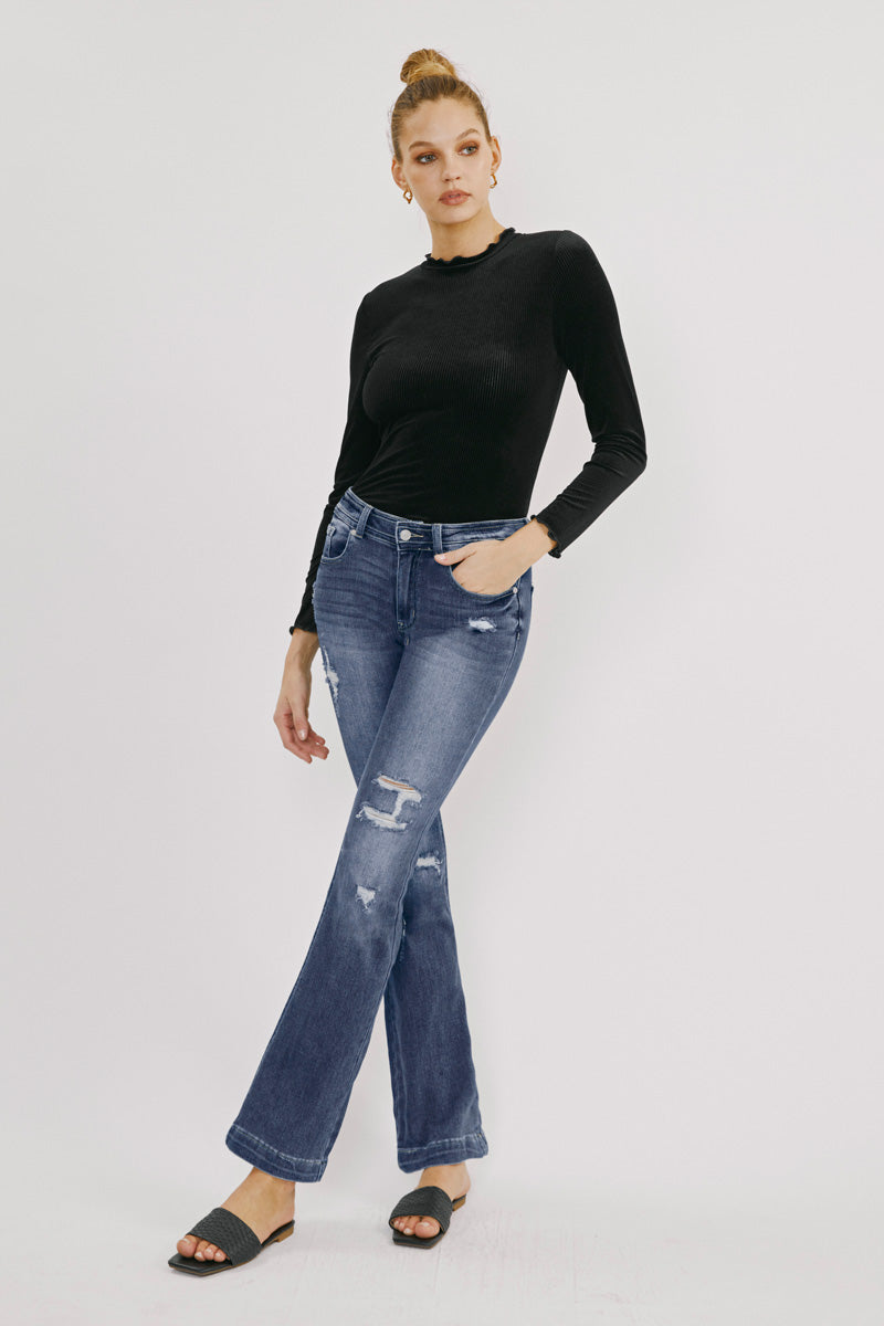 Bernadette Mid Rise Bootcut Jeans