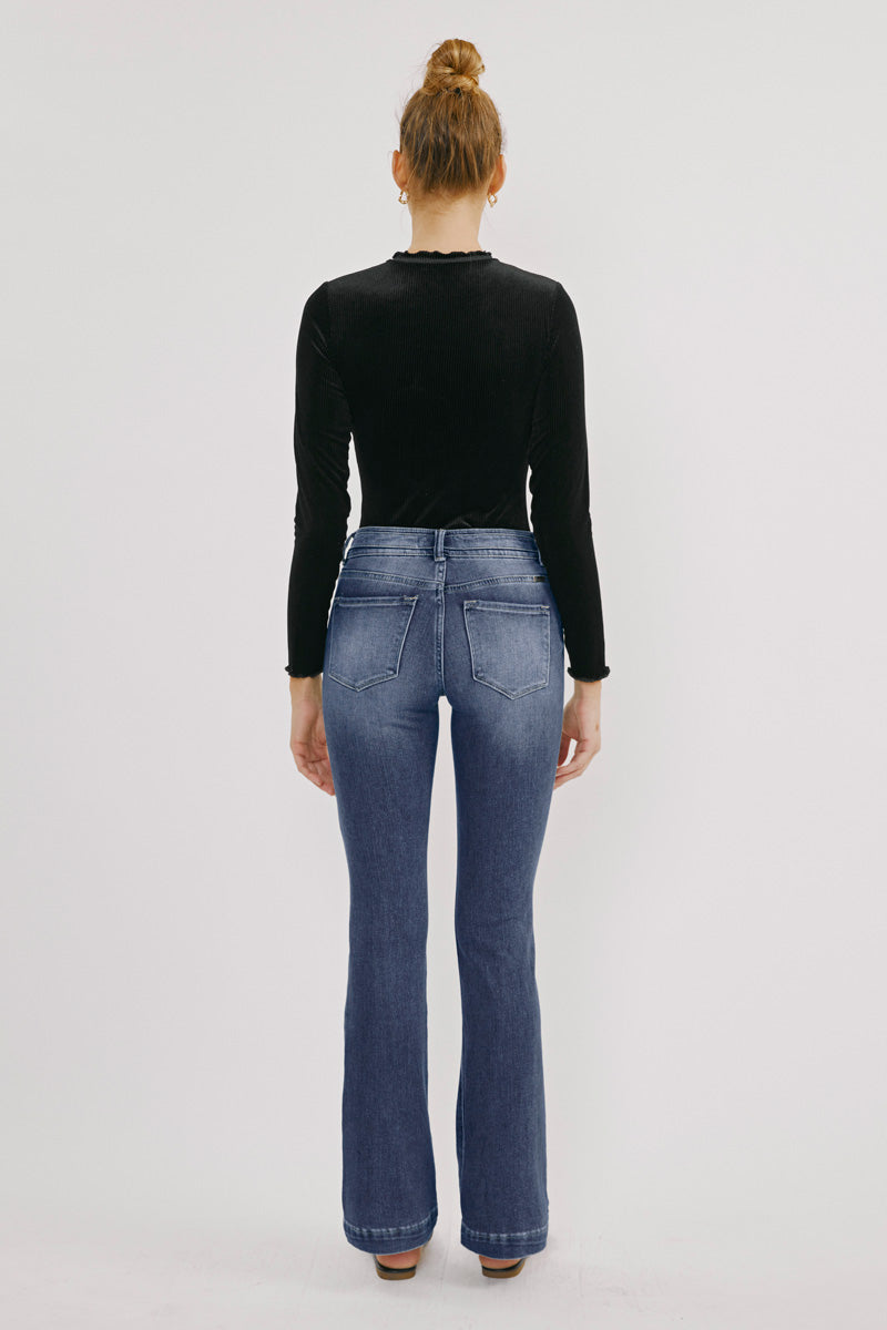 Bernadette Mid Rise Bootcut Jeans