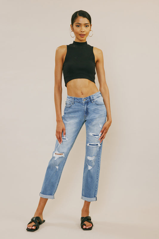 Regan High Rise 90's Boyfriend Jeans