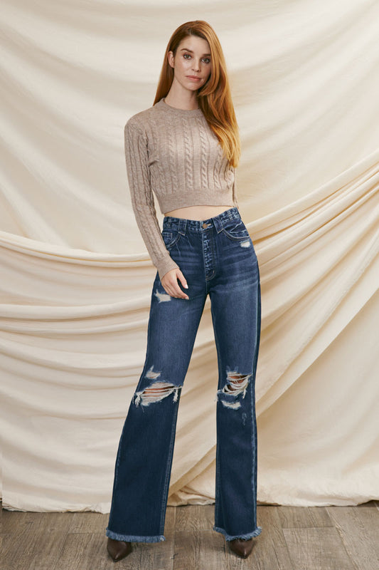 Charlotte Ultra High Rise 90's Flare Jeans