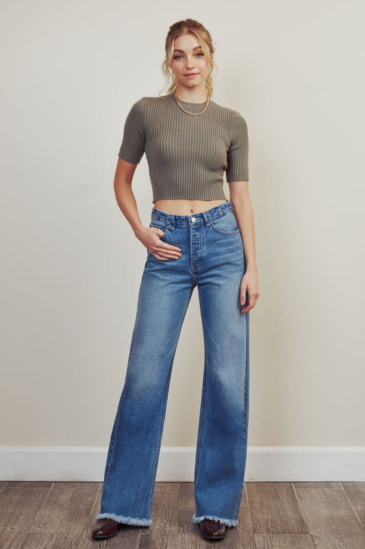 Charlotte Ultra High Rise 90's Flare Jeans