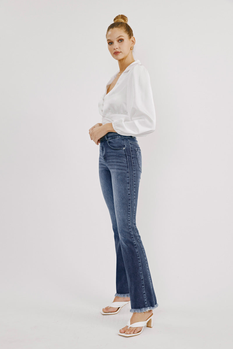 Genevieve High Rise Bootcut Jeans