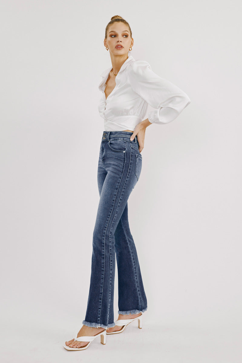 Genevieve High Rise Bootcut Jeans