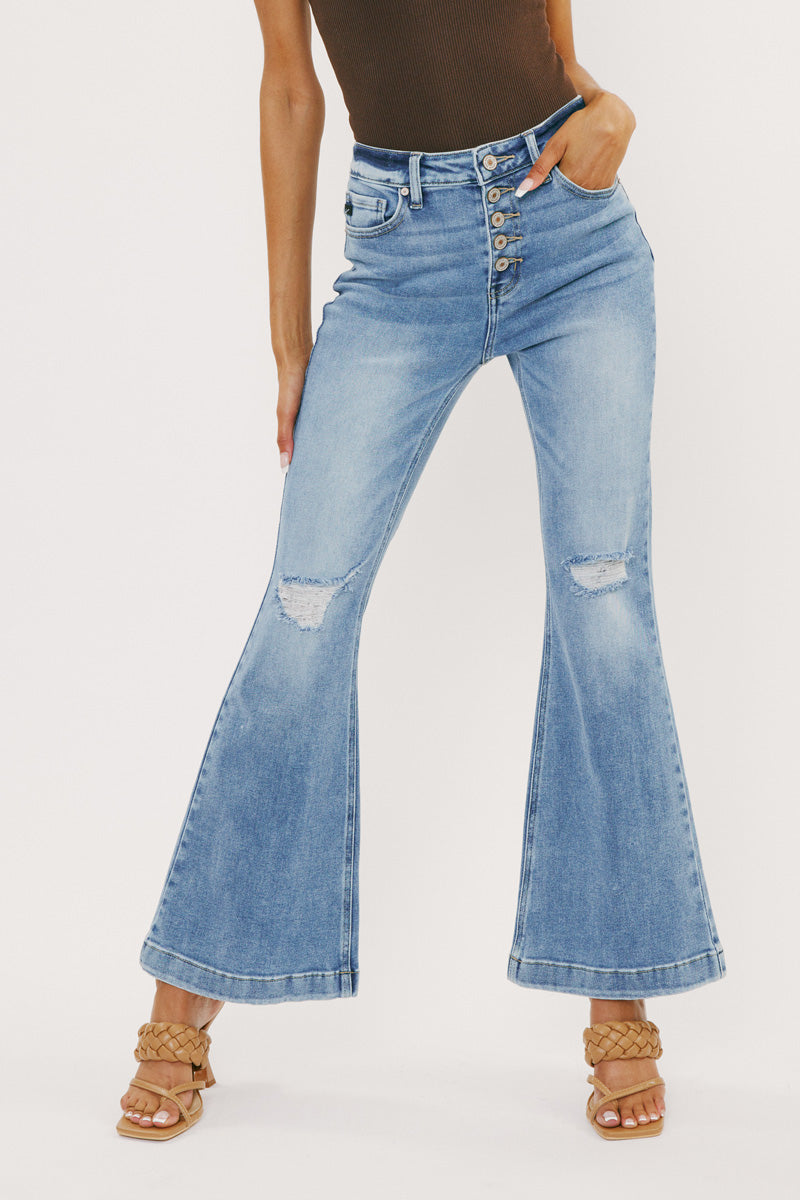 Dixie Ultra High Rise Flare Jeans