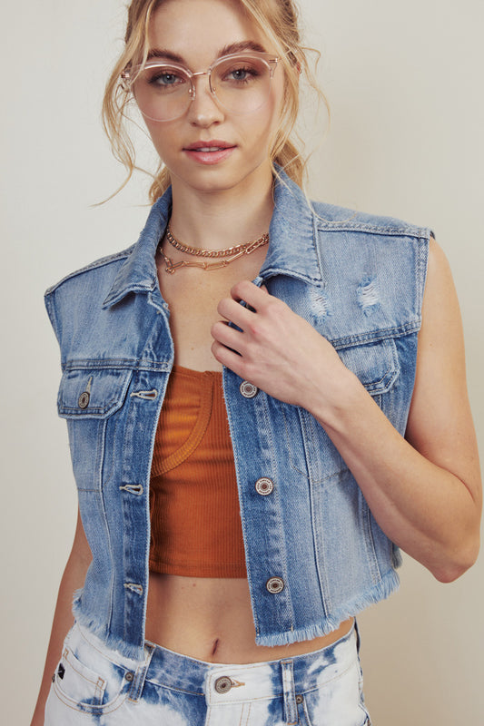 Billie 90's Cropped Vest