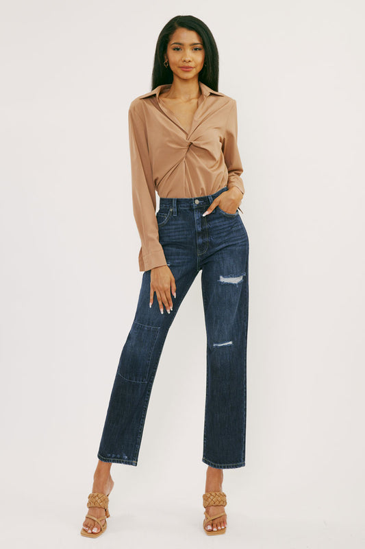 Fox Ultra High Rise 90's Boyfriend Jeans