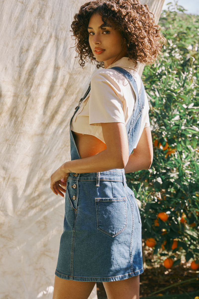 Vivi Mini Skirt Overalls