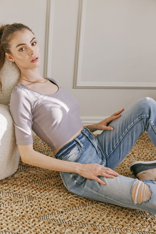 Remio High Rise Mom Jeans