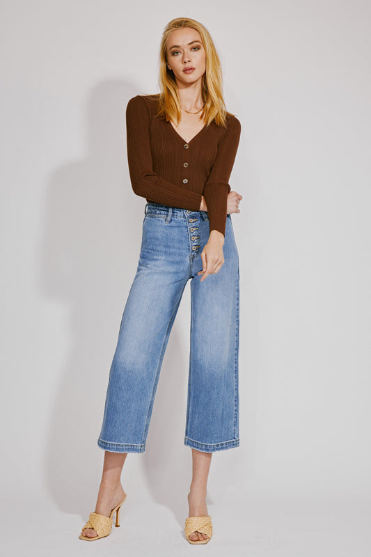 Kathleen Ultra High Rise Wide Leg Jeans